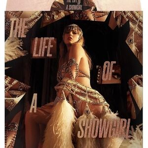 TAYLOR SWIFT - The Life Of A Showgirl - Spritz Pink Vinyl Poster Photos LP NEW